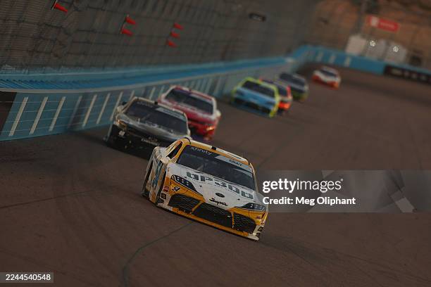Taylor Gray, driver of the Operation 300 Toyota, drives during the NASCAR Xfinity Series Championship at Phoenix Raceway on November 01, 2025 in...