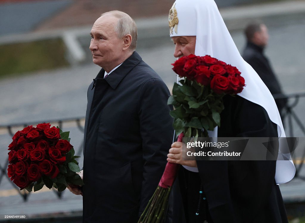 Russian President Vladimir Putin Participates In National Unity Day Celebrations In Moscow