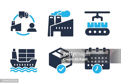 Supply chain management glyph solid icons. Solid icon that can be applied anywhere, simple, pixel perfect and modern style Supply chain management glyph solid icons. Solid icon that can be applied anywhere, simple, pixel perfect and modern style
