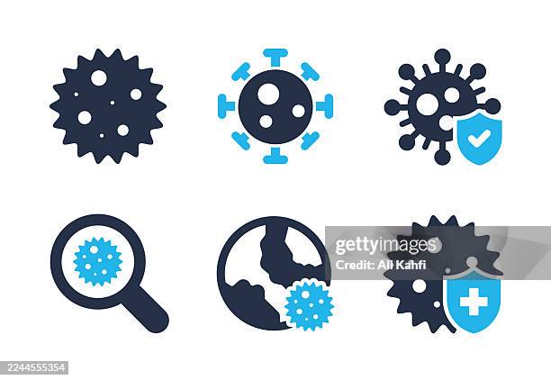 illustrazioni stock, clip art, cartoni animati e icone di tendenza di icone solide del glifo della malattia. icona solida che può essere applicata ovunque, semplice, perfetta per i pixel e stile moderno - allergia