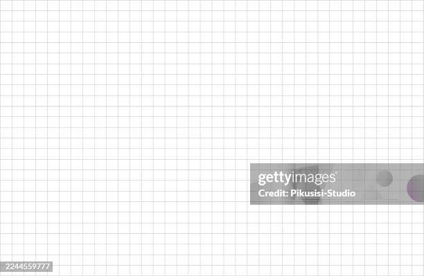 ilustraciones, imágenes clip art, dibujos animados e iconos de stock de textura de cuadrícula sobre fondo blanco, textura de patrón para diario de viñetas. plantilla de papel cuadriculado gris cuadriculado punteado para cuadernos. - a cuadros
