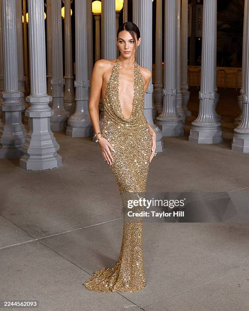 Vittoria Ceretti attends the 2025 LACMA Art+Film Gala at Los Angeles County Museum of Art on November 01, 2025 in Los Angeles, California.