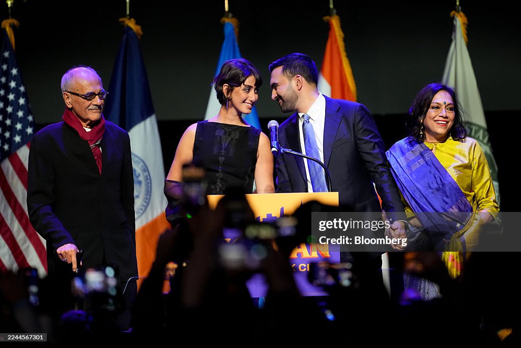NYC Mayoral Candidate Mamdani Holds Election Night Event