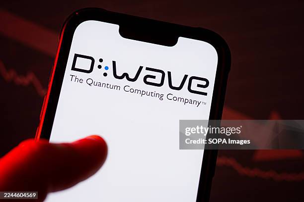 In this photo illustration, a The Quantum Computing Company logo is seen displayed on a smartphone.