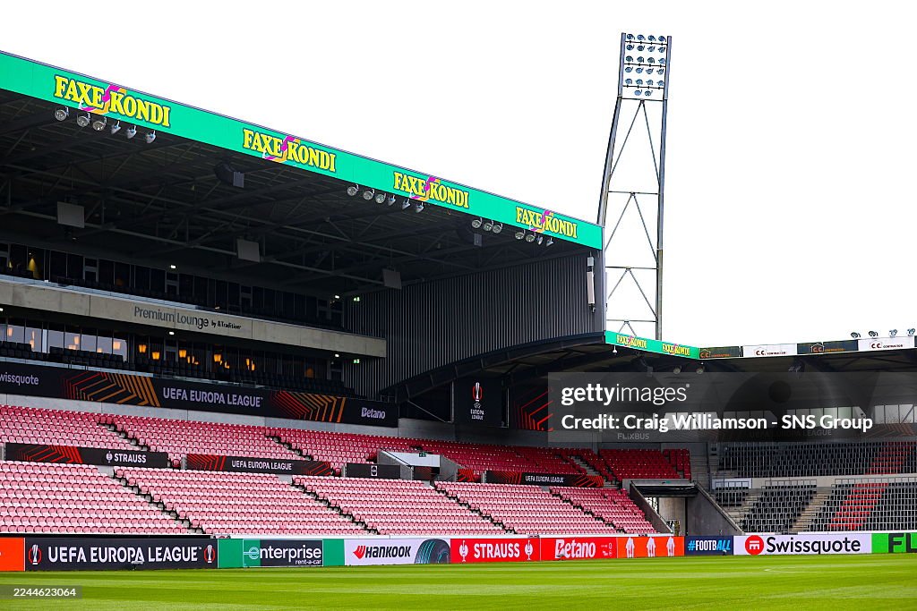 FC Midtjylland Training Session And Press Conference - UEFA Europa League 2025/26 League Phase MD4