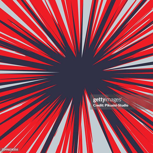 ilustraciones, imágenes clip art, dibujos animados e iconos de stock de fondo de emoción de explosión de cómic retro, fondo de explosión de estrellas cómico vibrante con rayos dinámicos. - galaxia-starburst