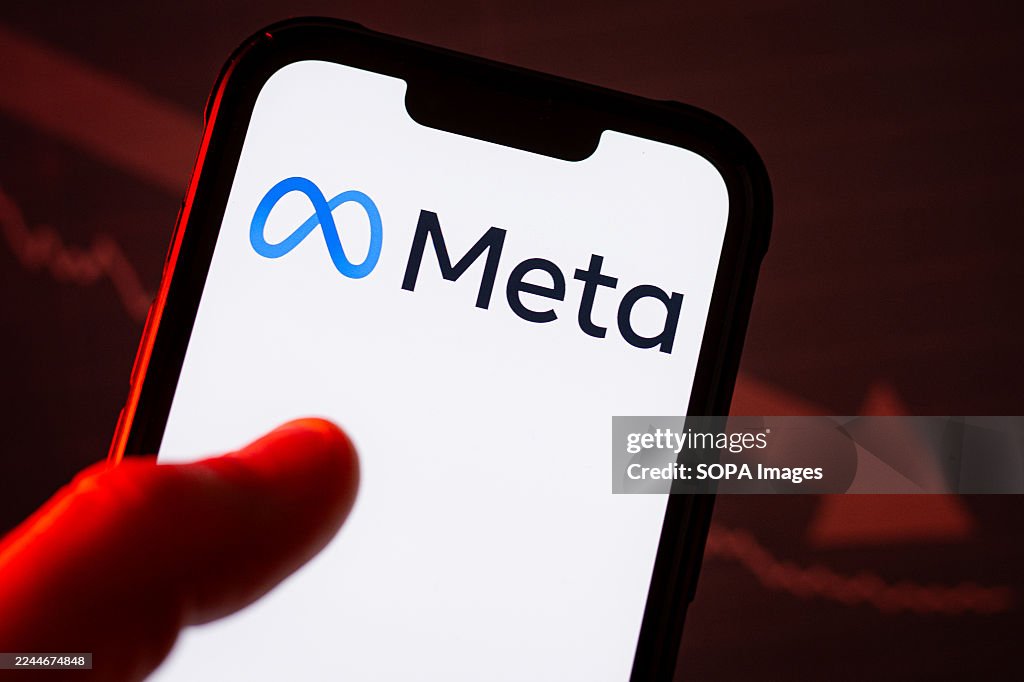 Meta Logo Linux In this photo illustration, a Meta logo is seen displayed on a... News ...