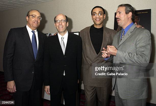 Lead actor Harry Lennix , Matt Blank, Chairman and CEO of Showtime, and Co-Producers Adam Clayton Powell, IV, and Adam Clayton Powell, III, at the...