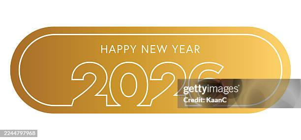 2026 happy new year. greeting card, banner, poster. vector illustration. - january 20 stock illustrations