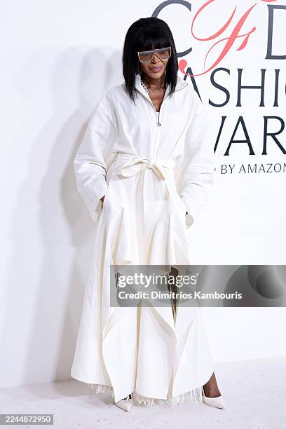 Naomi Campbell attends the 2025 CFDA Awards at The American Museum of Natural History on November 03, 2025 in New York City.