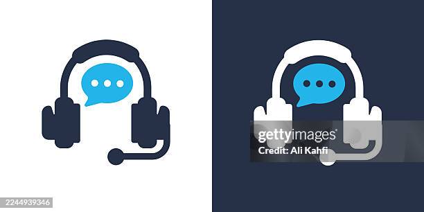 online chat glyph solid icon. solid icon that can be applied anywhere, simple, pixel perfect and modern style. - disability services stock illustrations