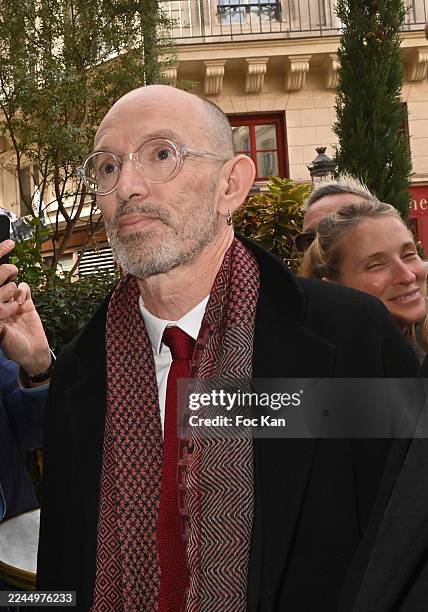 The Goncourt 2025 Prize Recipient Laurent Mauvignier for his book "La Maison Vide" attends the Prix Goncourt 2025 - Literary Prize Winner...