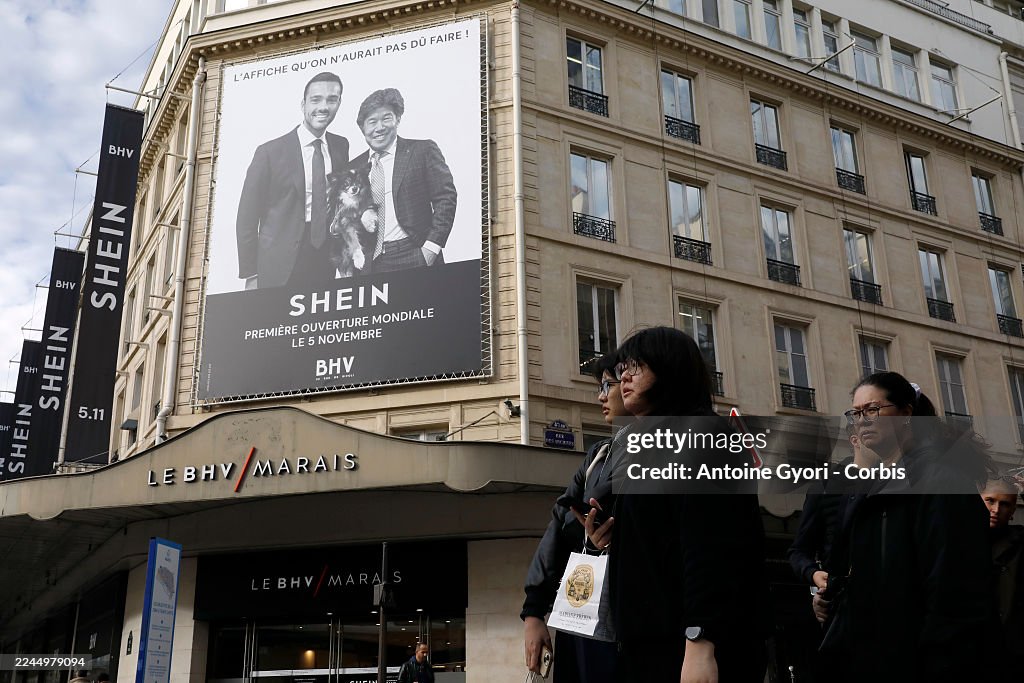 Shein To Open First Physical Shop At BHV In Paris