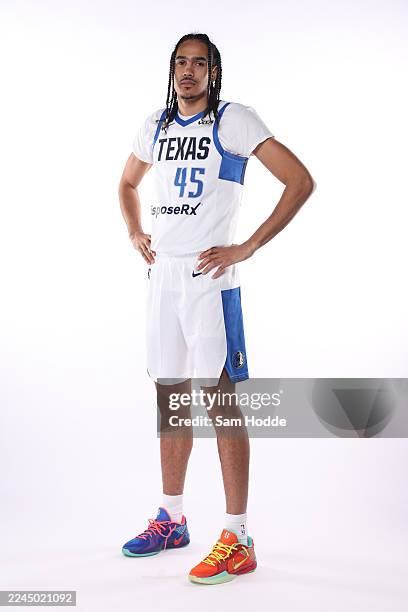 Dalano Banton of the Texas Legends poses for a portrait during media day on November 5, 2025 at the Comerica Center in Frisco, Texas. NOTE TO USER:...