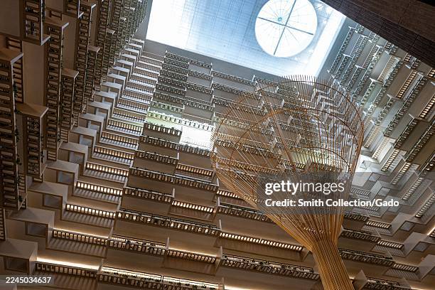 Interior of Hyatt Regency hotel, Atlanta, Georgia, United States, October 23, 2025.