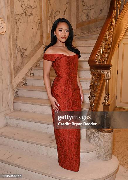 Sunisa Lee attends Glamour Women of the Year at The Plaza on November 04, 2025 in New York City.