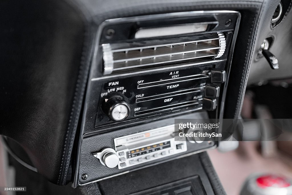 Datsun 240Z central dash panel