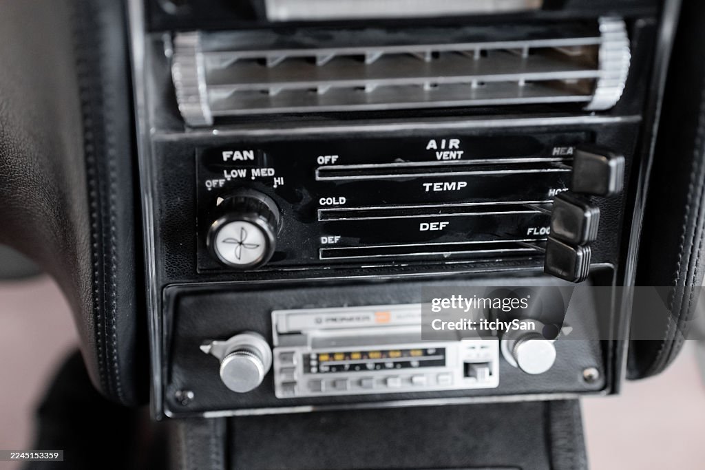 Datsun 240Z central dash panel
