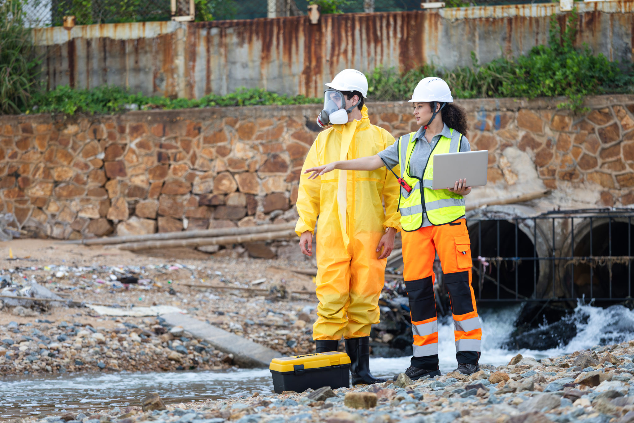 professional cleanup team