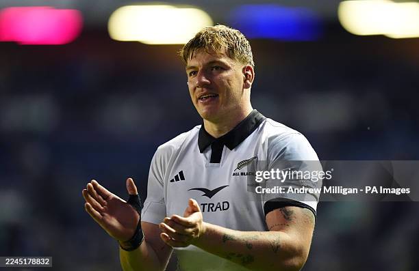 New Zealand's Fabian Holland after the Quilter Nations Series match at Scottish Gas Murrayfield, Edinburgh. Picture date: Saturday November 8, 2025.