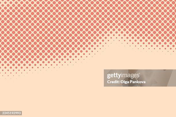 halftone dot pattern gradient with pink retro texture - polka dot stock pictures, royalty-free photos & images