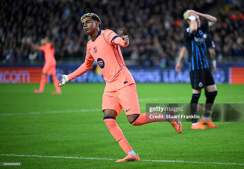 Club Brugge KV v FC Barcelona - UEFA Champions League 2025/26 League Phase MD4
