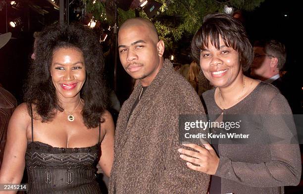 Shirley, Omar and April Gooding at a screening of 'Men of Honor' at the Samuel Goldwyn Theater at the Academy of Motion Pictures Arts and Sciences,...