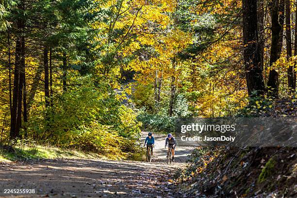 northern california autumn gravel biking - foothills stock pictures, royalty-free photos & images