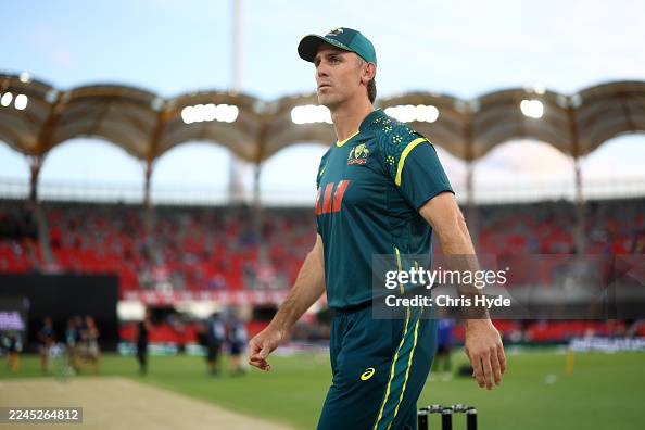 Mitchell Marsh of Australia prior to game four of the T20... News Photo ...