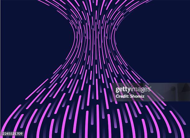 big data - abstract data flowing stock illustrations