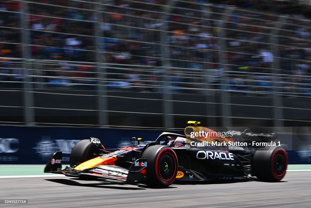 Oracle Red Bull Racing Japan Yuki Tsunoda of Japan driving the Oracle Red Bull Racing RB21 on ...
