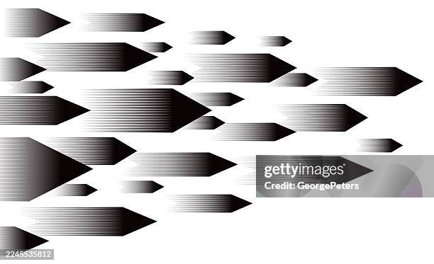 horizontal arrow symbols, abstract background - fast forward background stock illustrations