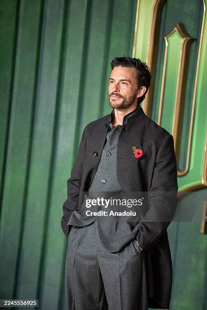 Jonathan Bailey attends the 'Wicked: For Good' European Premiere at Cineworld London Leicester Square in London, United Kingdom on November 10, 2025