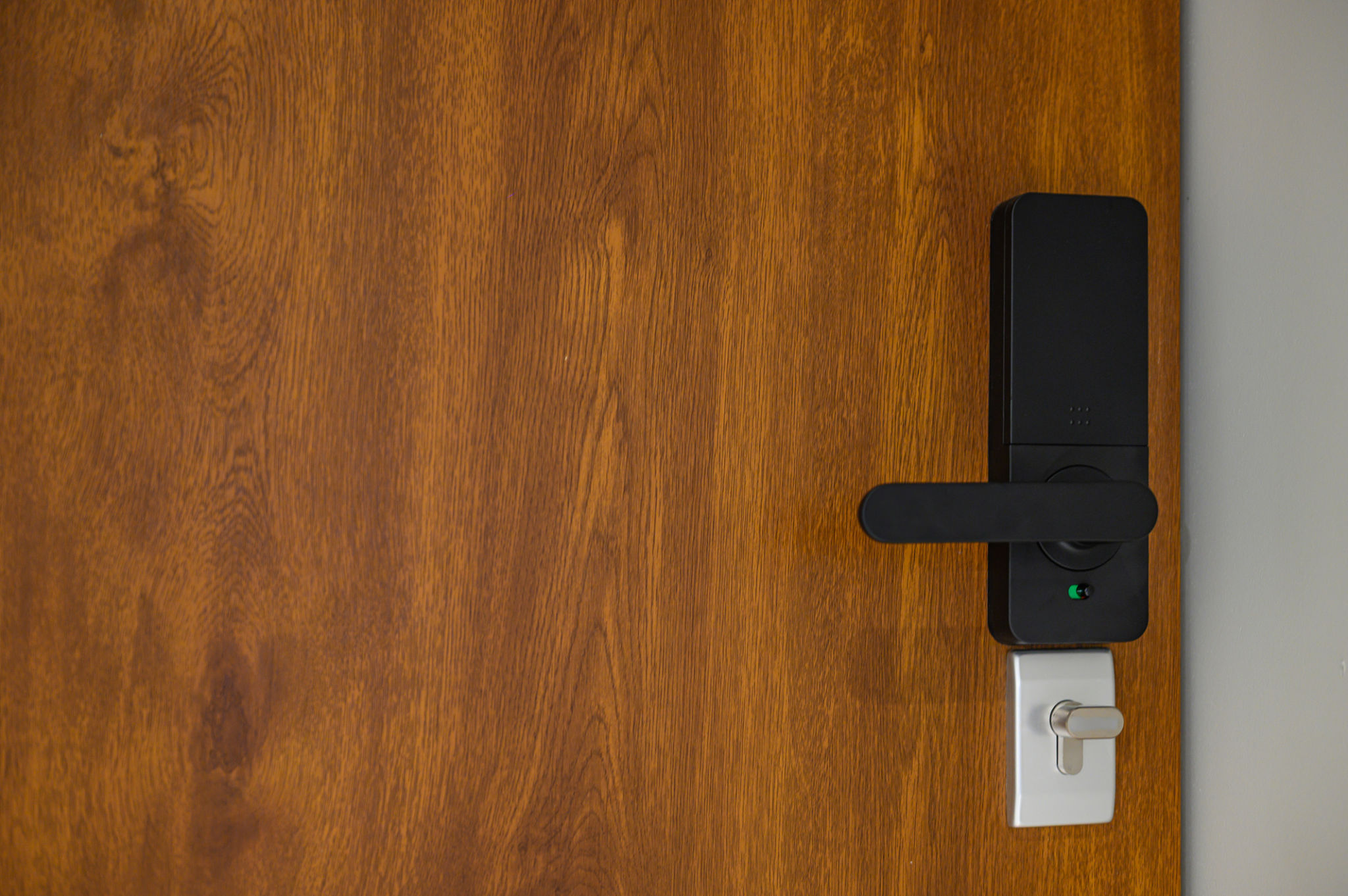 smart door installation