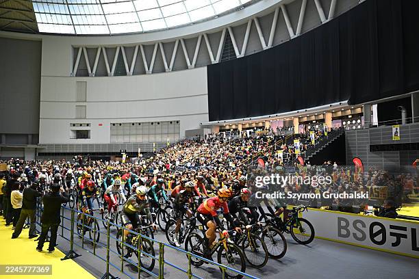 Kaden Alexander Groves of Australia and Team Alpecin-Deceuninck, Jonas Abrahamsen of Norway and Team Uno-X Mobility, Valentin Paret Peintre of France...