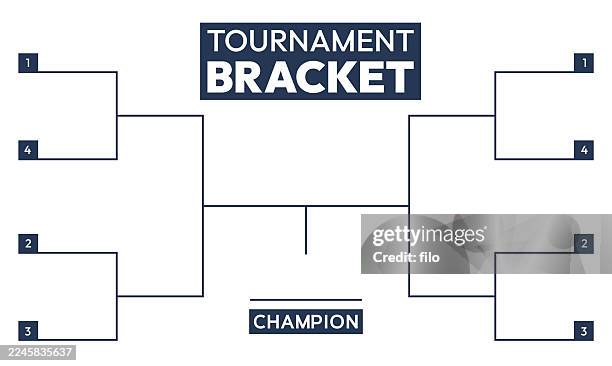 fill out your bracket tournament bracket background - basketball bracket stock illustrations
