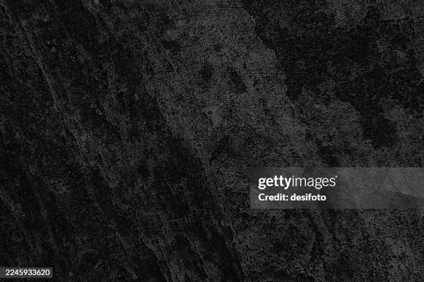 textured effect empty blank dark gray black grayscale coloured scratched painted marble stone wall rock texture wall horizontal vector background with scratches, rough texture like crinkled wrinkled crushed abrasive paper coal graphite mound - vector textured effect grunge stock illustrations