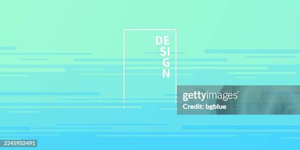 abstract design with horizontal lines and blue gradient - trendy background - sunset timelapse stock illustrations