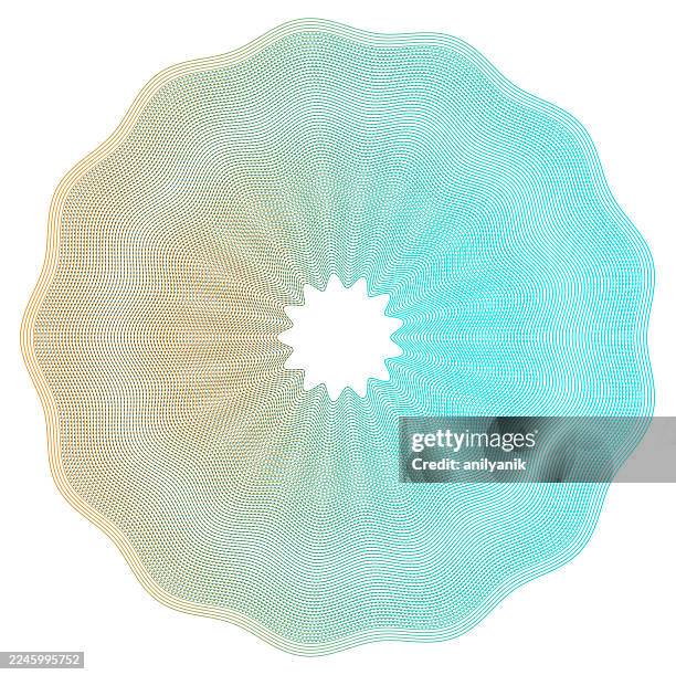 guilloche - spirograph stock illustrations
