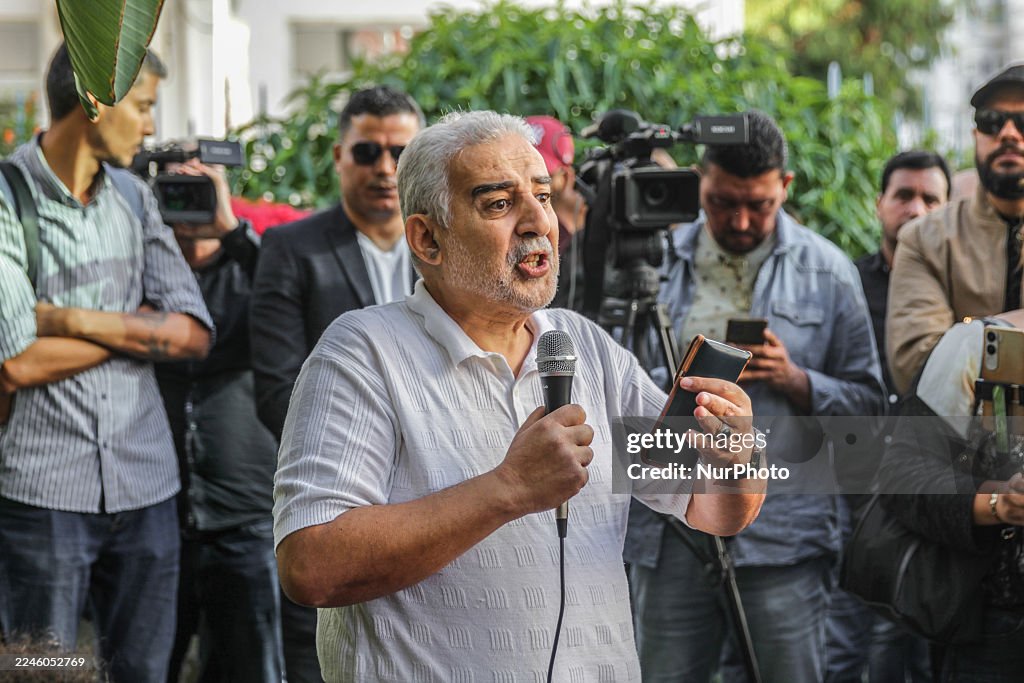 Solidarity Day In Support Of Suspended Media Outlet Nawaat In Tunis