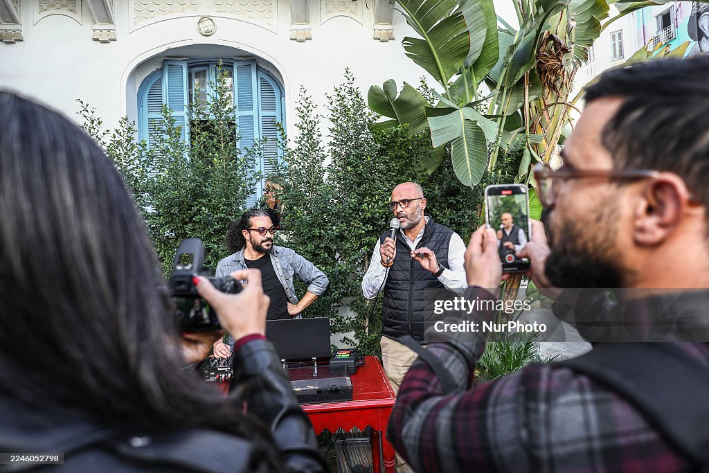 Solidarity Day In Support Of Suspended Media Outlet Nawaat In Tunis