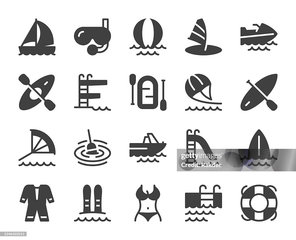 Water Activity - Icons