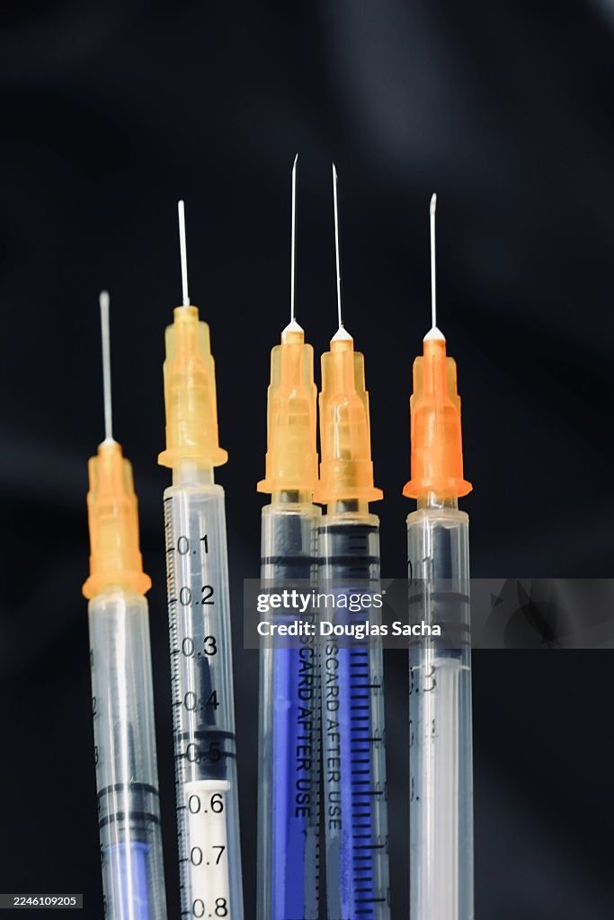 A Variety of Syringes