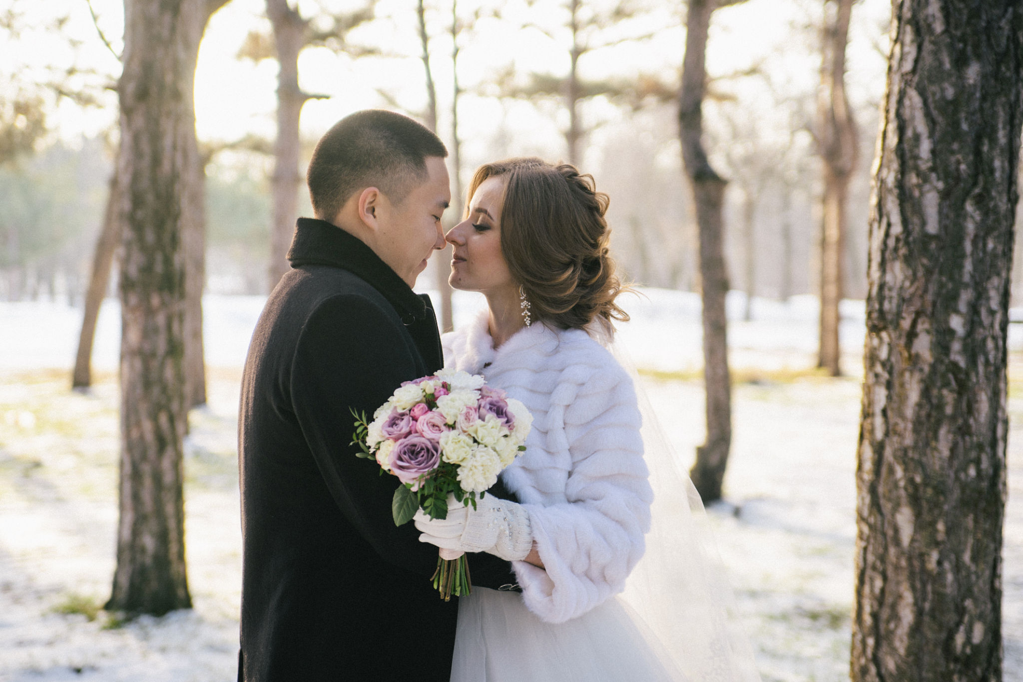 winter wedding photography