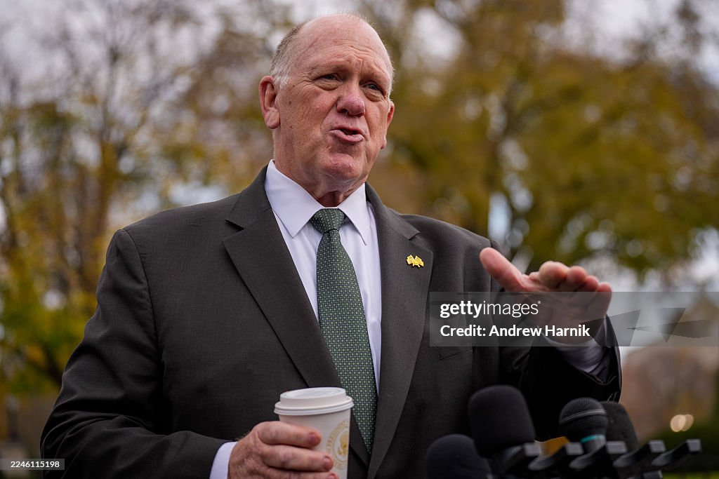 Border Czar Tom Homan Speaks To Press At The White House