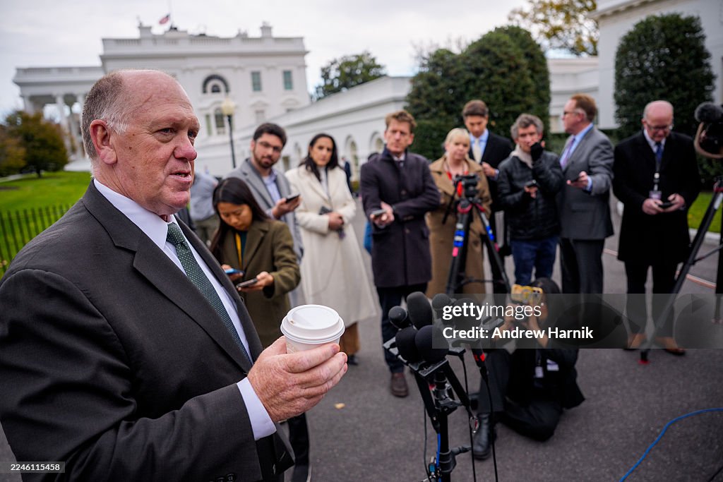 Border Czar Tom Homan Speaks To Press At The White House