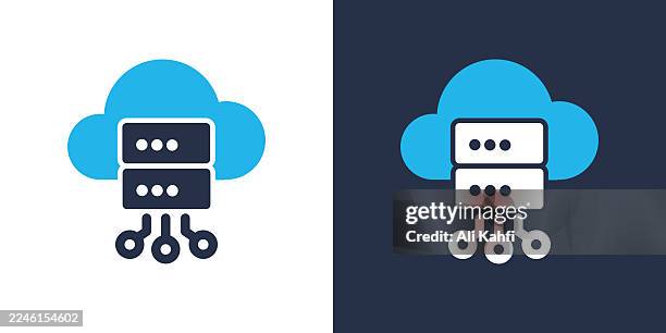 big data glyph solid icon. solid icon that can be applied anywhere, simple, pixel perfect and modern style. - digital transformation cloud stock illustrations