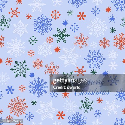 Snowflake seamless pattern . Snowflake seamless pattern .