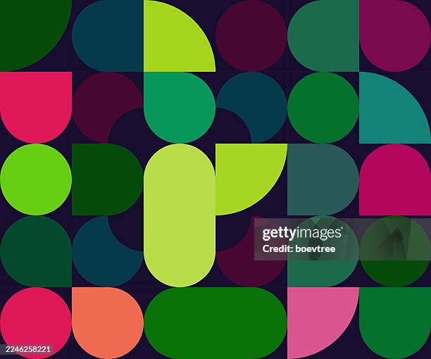 geometric minimalism seamless color block abstract background - arranging blocks stock illustrations