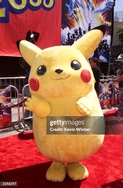 Pikachu at the Premiere of 'Pokemon the Movie 2000' at the Village Theater, Westwood, Ca. On 7/15/2000.